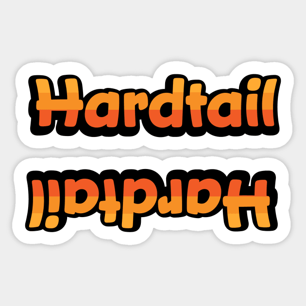 Retro Hardtail Name Tag Pack Sticker by HenrisKas